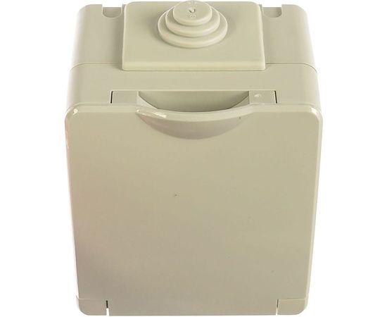 Розетка ЭРА 11260203, 2PE, IP65, шторки, 16A, 250В, ОУ, серый, 10/100/1600 Б0035990 – изображение 2