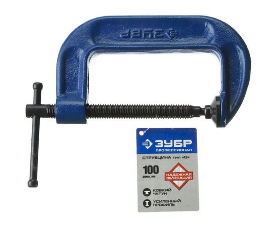 Струбцина Зубр ПСС-100 тип G 100 мм, 32245-100_z02 – изображение 2