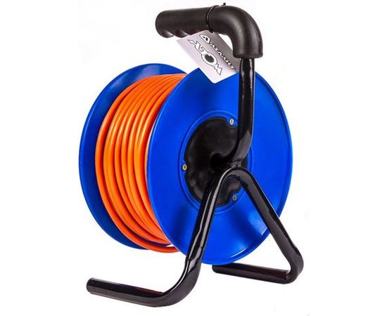 Удлинитель на катушке АТЛАНТ ПВС 2x1.5 50 м 40170 – изображение 2