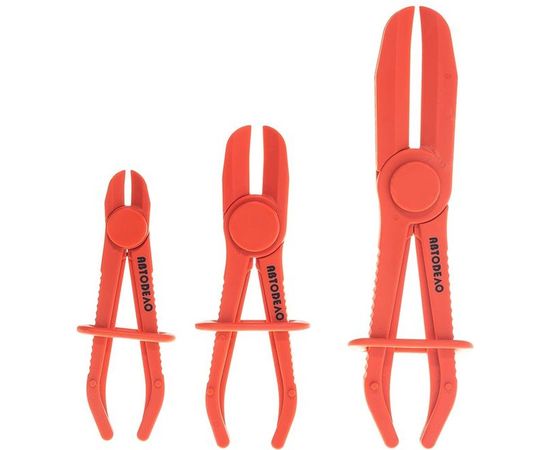 Зажимы для шлангов АвтоDело D 15-60 мм 3 шт. с фиксатором 30403 12951 – изображение 3