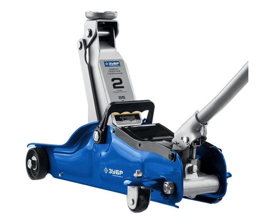 Гидравлический подкатной домкрат 2т, 85-330мм, в кейсе, ЗУБР Профессионал T35 43056-2-K – изображение 2