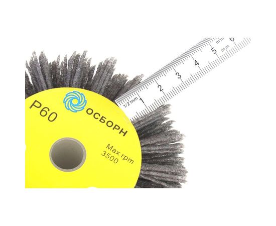 Щетка валик нейлоновая 6-026 (100 мм; P60) для Makita 9741 ОСБОРН PLM.RB10012013P60 – изображение 2