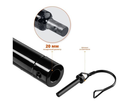 Удлинитель шнека для мотобуров, 1000 мм Зубр 7050-100 – изображение 3