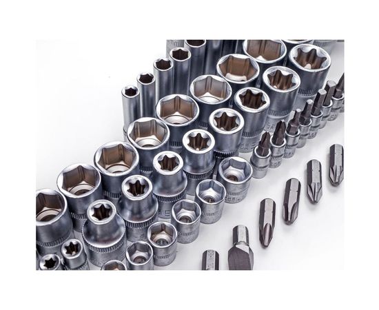 Набор инструмента СЕРВИС КЛЮЧ 108 предметов, чемодан 71108 – изображение 3