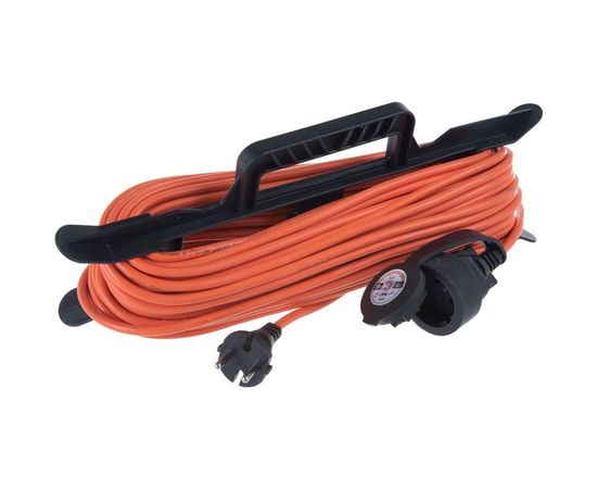 Силовой удлинитель ЭРА UFx-1-2x1.0-30m-IP44 на рамке, без заземления, 1 гнездо, 30м, ПВС, 2х1 Б0043041 – изображение 3