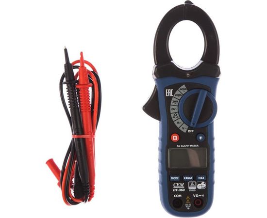 Профессиональные токовые клещи СЕМ DT-360 481516 – изображение 8