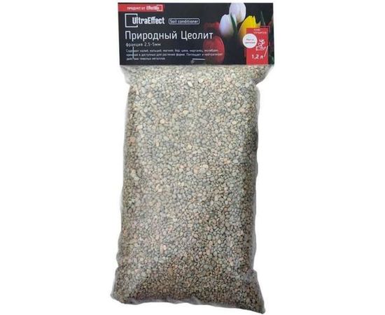 Почвоулучшитель EffectBio UltraEffect природный цеолит, 2.5-5 мм, 1.2 л 4603743270479 