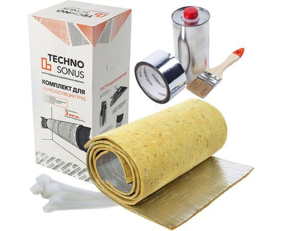 Комплект для звукоизоляции труб ТехноСонус 1400600001 
