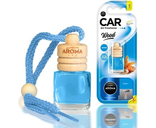 Подвесной ароматизатор AROMA CAR WOOD Ocean 63109 