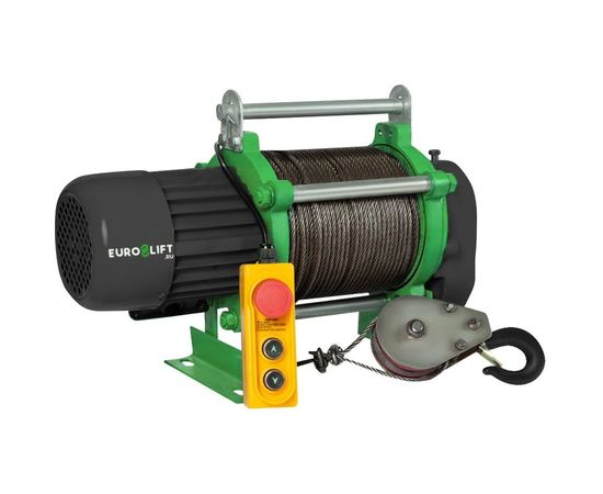 Электрическая лебедка (300/600кг, 70/35м, 220 В) EURO-LIFT KCD 0019834 