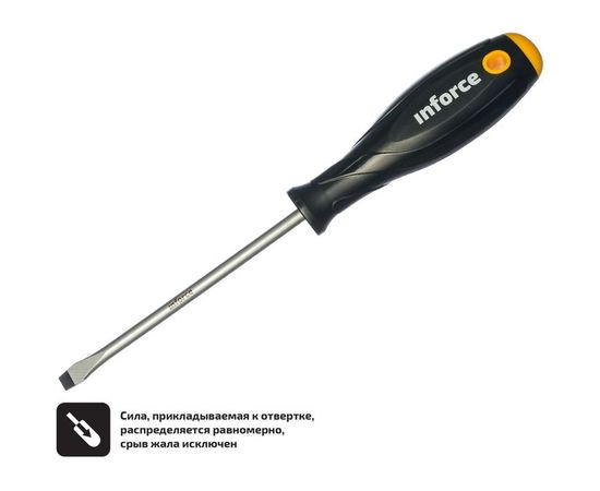 Шлицевая отвертка Inforce SL8x150 06-09-62 