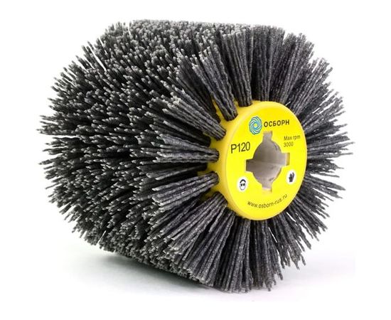 Щетка валик нейлоновая 6-038 (120 мм; P120) для щеточных шлифмашин ОСБОРН PLM.RB12010019P120 