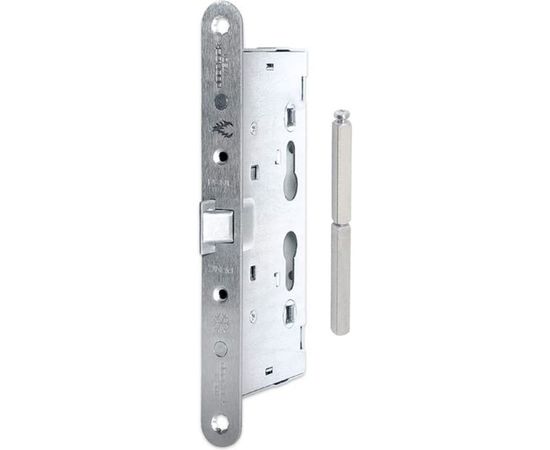 Корпус огнестойкого замка антипаник DOORLOCK V1901/65mm PZ72 ZN в комплекте с разрезным штоком 79082 