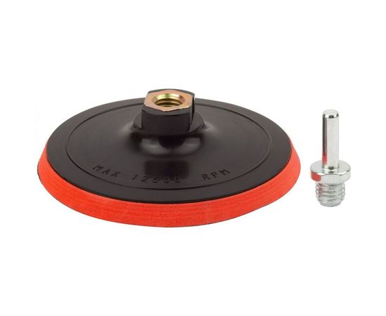 Диск полировочный (125 мм, гайка М14+переходник для дрели) FIT IT 39613 