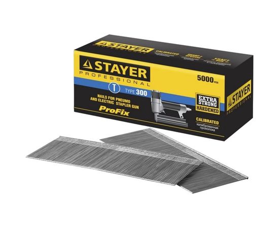 Гвозди особотвердые тип 300 PROFESSIONAL (5000 шт; 50 мм) STAYER 31530-50 