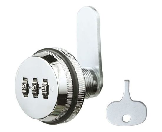 Почтовый кодовый замок Brante 090 хром 122344 