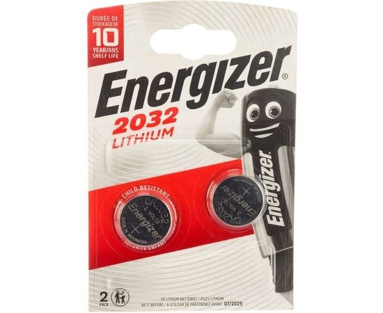 Батарейка Energizer Miniatures Lithium CR2032 2 шт/бл E301021401 