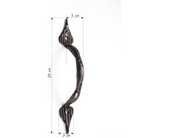 Кованая дверная ручка Covali HC-437 – изображение 2