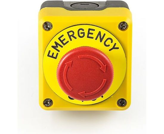 Пульт управления Emas с табличкой аварийной кнопки, 250В, 4А. P1EC400E40K – изображение 2