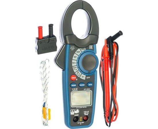 Токовые клещи с датчиком температуры СЕМ DT-3341 480380 – изображение 2