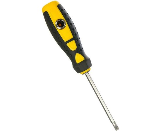 Отвертка с переставным жалом (CrV сталь, прорезиненная ручка, 6х130 мм, РН2/SL6) FIT IT Профи 56230 – изображение 2