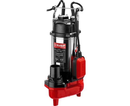 Фекальный погружной насос Зубр НПФ-750 – изображение 2