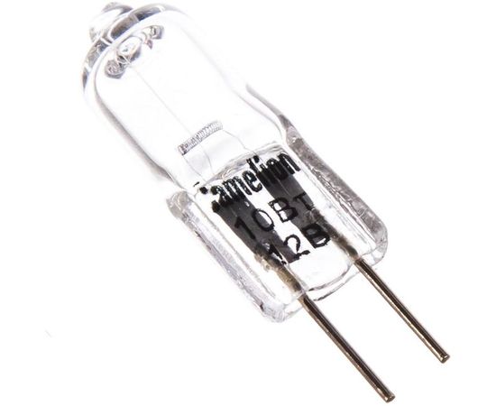 Галогенная лампа без рефлектора JC 10W g4 12V Camelion 2167 – изображение 3