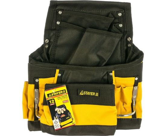 Сумка поясная 10 карманов для ручного инструмента Stayer 38605 – изображение 2