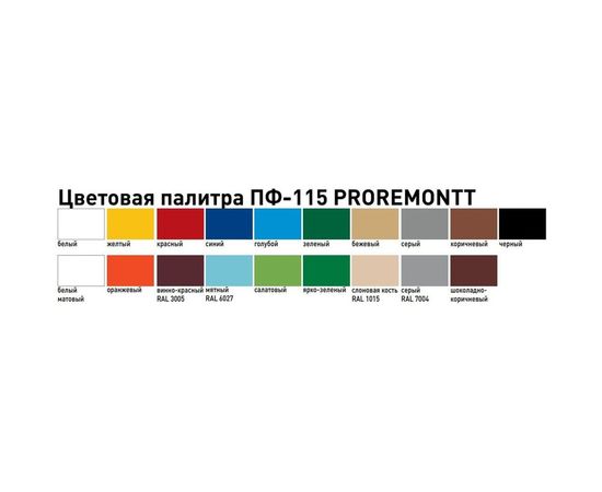 Эмаль PROREMONTT ПФ-115 синяя, 20 кг Лк-00004479 – изображение 2