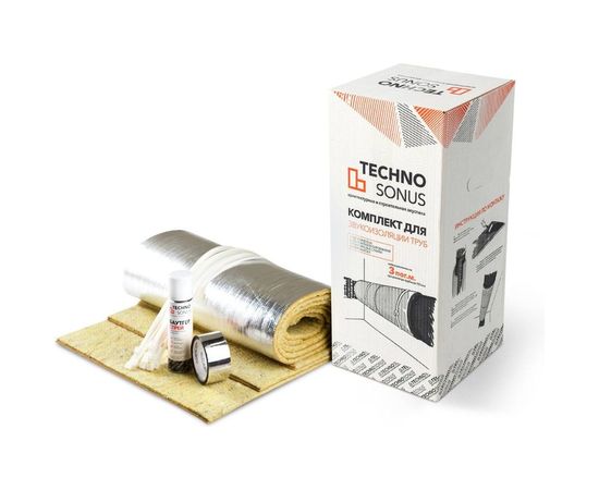 Комплект для звукоизоляции труб ТехноСонус 1400600001 – изображение 7