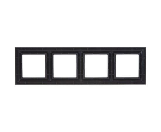 4-ая рамка JUNG EcoProfi DECO Антрацит EPD484AN – изображение 2
