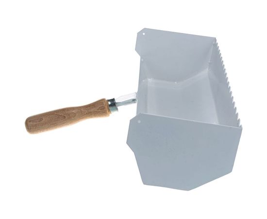 Кельма-ковш BIBER по газобетону для клеевого раствора 400 мм тов-191941 – изображение 6