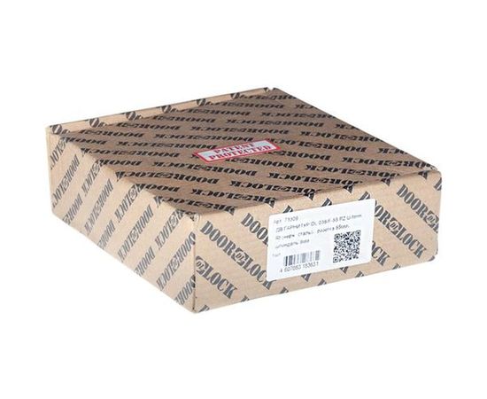 Гарнитур DOORLOCK DL 038/F-55 PZ U-form Rt нерж. сталь, универс. монтаж, розетка 55мм, шпиндель 8мм 73309 – изображение 3