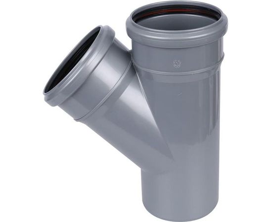 Тройник для канализации Flextron 50х50мм 45° градусов SVK-K11260 
