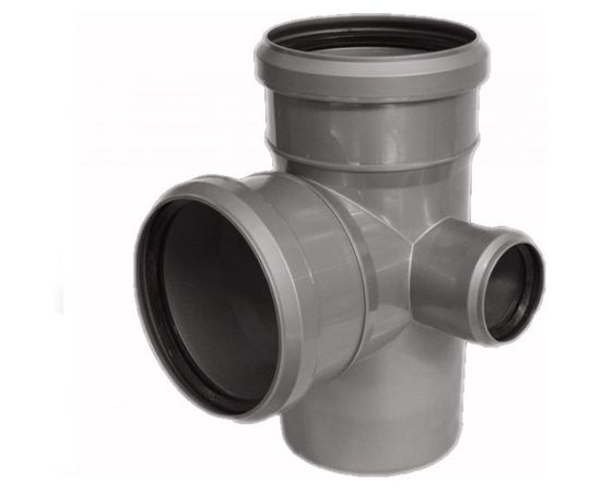 Крестовина Flextron двухплоскостная, правая для канализации 110х110х50/87 SVK-K712587 