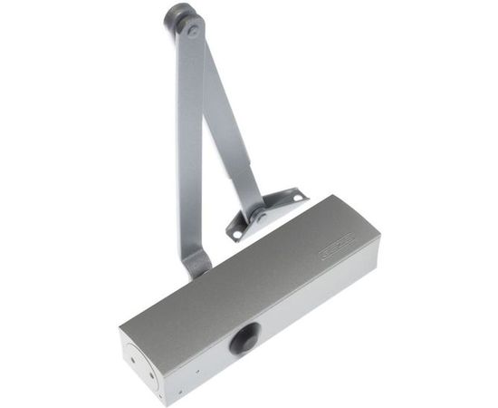 Доводчик GEZE TS1500 EN3/4 серебристая окраска в комплекте с тягой 68671 