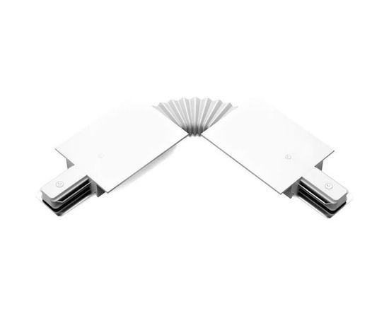 GAUSS Коннектор для встраиваемых трековых шинопроводов гибкий белый 1/50 TR142 