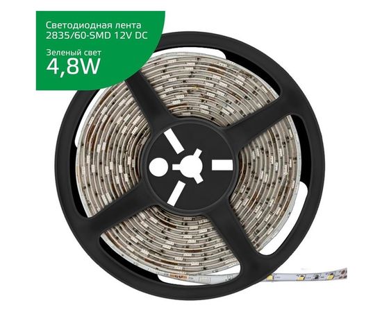 Лента Gauss LED Elementary 2835 60-SMD 4.8W 12V DC 5м 356000605 