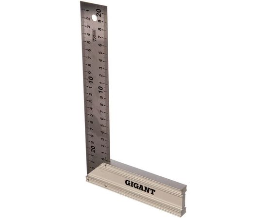 Стальной угольник с алюминиевой рукояткой Gigant 250 мм GWS-25B 