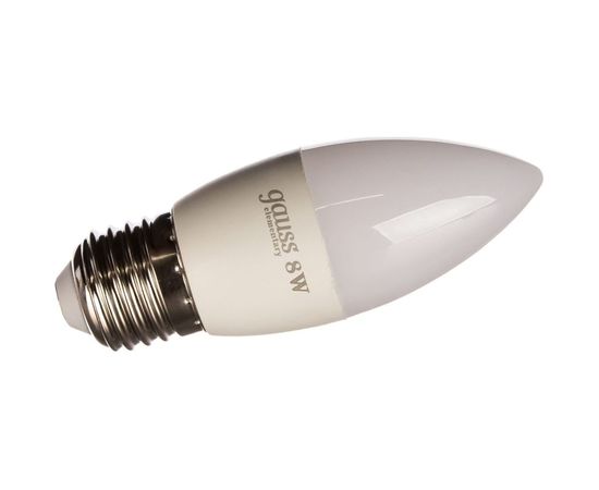 Лампа LED Candle 8W E27 3000K Gauss Elementary 33218 