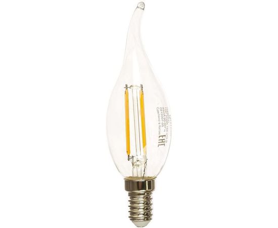 Лампа Gauss LED Filament Свеча на ветру E14 11W 720lm 2700K 104801111 
