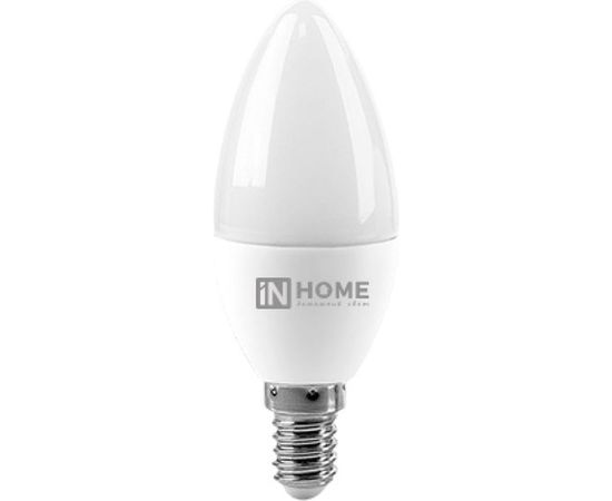 Светодиодная лампа IN HOME LED-СВЕЧА-VC 8Вт 230В Е14 3000К 600Лм 4690612020426 