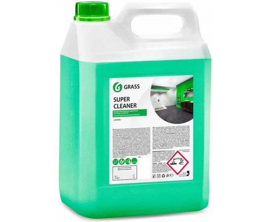 Концентрированое щелочное моющее средство Grass Super Cleaner канистра 5,8кг 125343 