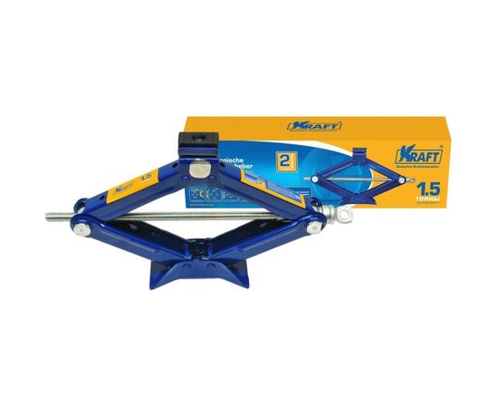 Ромбический домкрат KRAFT 1.5 т, min 105mm-max 385mm KT 800024 