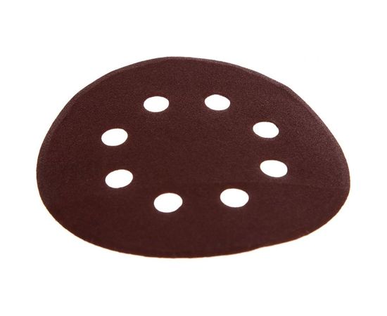 Круг шлифовальный на липучке по дереву/металлу 10 шт. (125 мм; P180; 8 отверстий) Gigant G-1021 – изображение 3