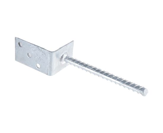 Основание столба GAH ALBERTS L-образный г-оц. 80, 213954 – изображение 2