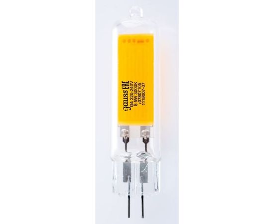 Лампа Gauss LED G4 AC220-240V 5.5W 480lm 3000K Glass 107807105 – изображение 5