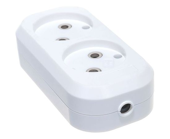 Колодка для удлинителя IONICH 2 гнездо б/з 1517 – изображение 2