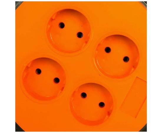 Силовой удлинитель на катушке 4 гн. ПВС 2х2,5 Glanzen EB-50-008 00-00000525 – изображение 6