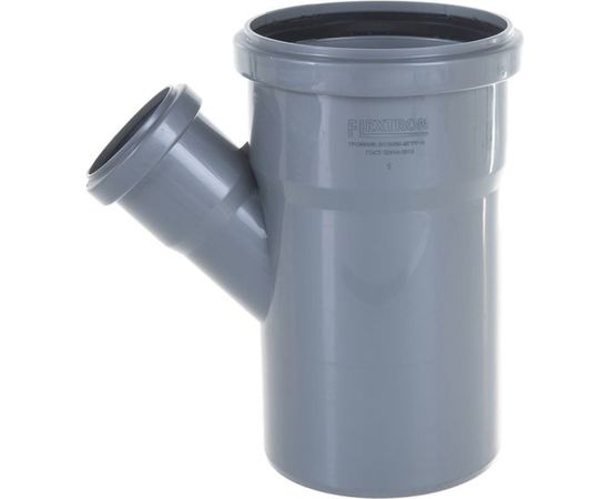 Тройник для канализации Flextron 110х50мм 45° градусов SVK-K14246 – изображение 6
